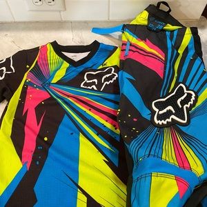 Fox brand riding pants & shirt